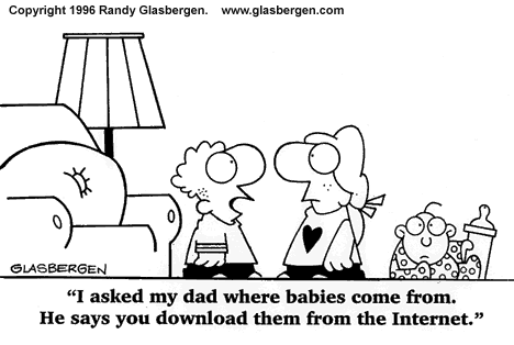 "Download Babies" by Randy Glasbergen