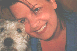 Lisbet & Kiwi (my loving dog) - May 1998...